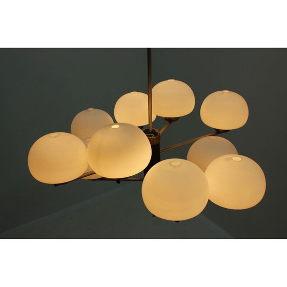 Image 1 of Vintage spoutnik chandelier, Italy 1960