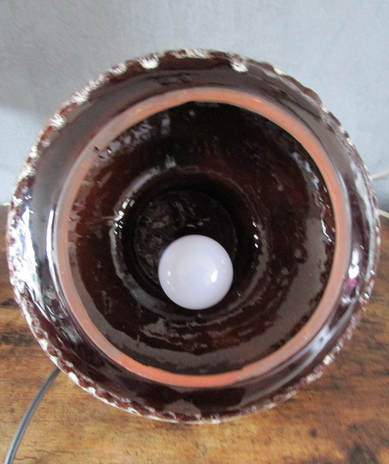 Image 1 of Beautiful Fine Large Ceramic Pendant Lamp from the 1970s