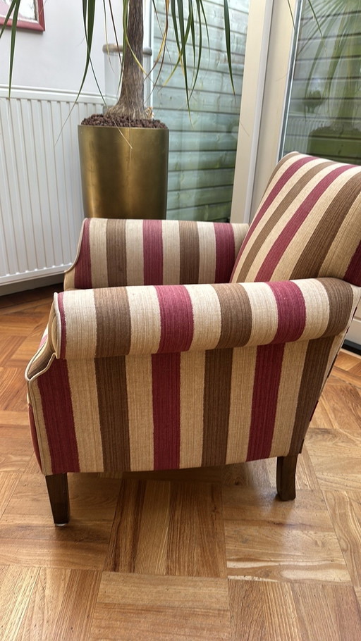 Two Classic Armchairs Reupholstered Needed