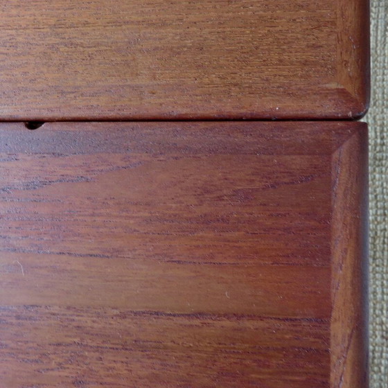 Image 1 of Tavolo allungabile quadrato in teak vintage, Danimarca, 1960 