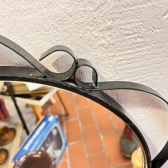 Image 1 of Vintage round wall mirror for Veb Sonneberg, Germany 1970