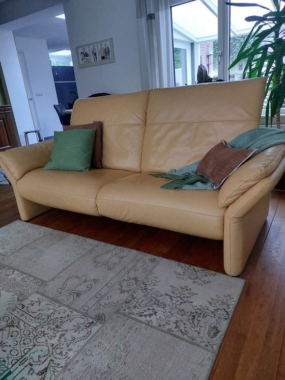 Image 1 of Koinor Leather Bench Yellow