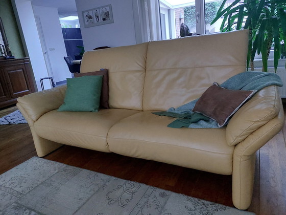 Image 1 of Koinor Leather Bench Yellow