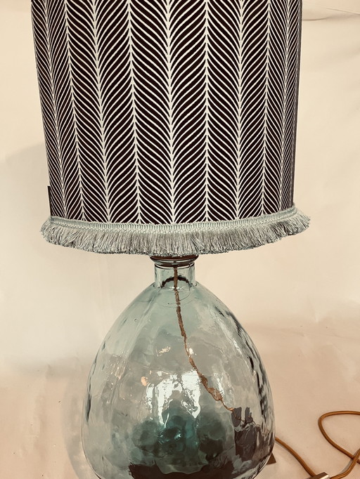 Glass Lamp With Beautiful Shade