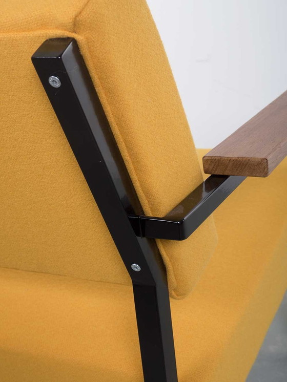 Image 1 of New Upholstered Yellow Lounge Chair - Gijs Van Der Sluis - Model 36