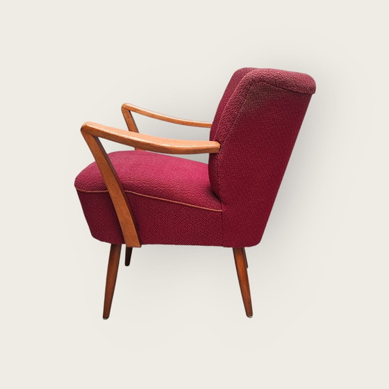 Image 1 of Mid - Century Cocktail Armchair