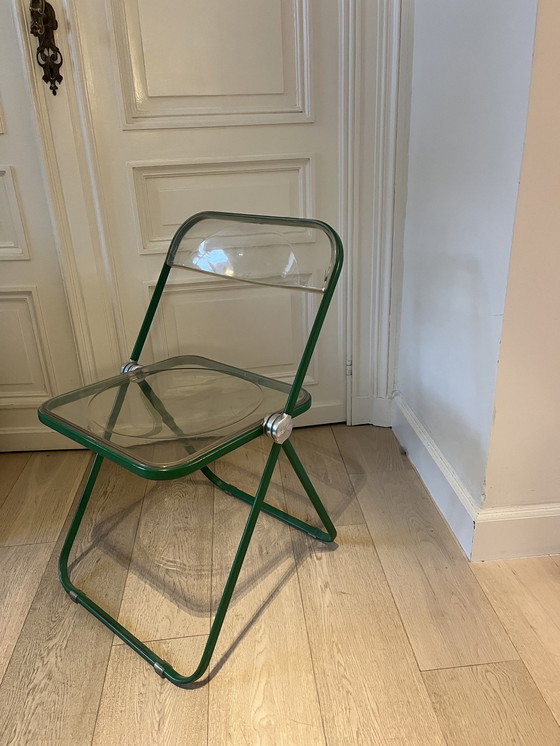 Image 1 of Plia Folding Chair By Giancarlo Piretti For Castelli 1970S