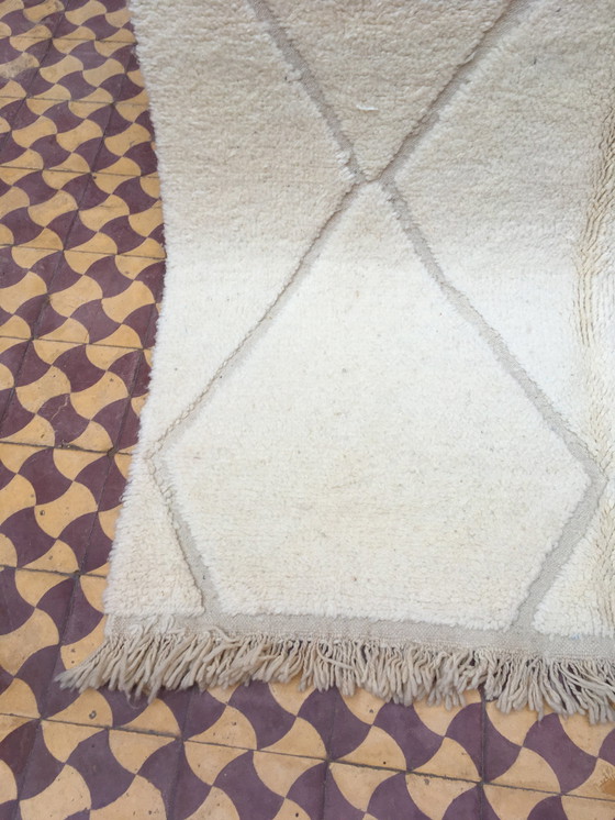 Image 1 of Beni Ouarain Moroccan Berber Carpet 246 X 154 Cm