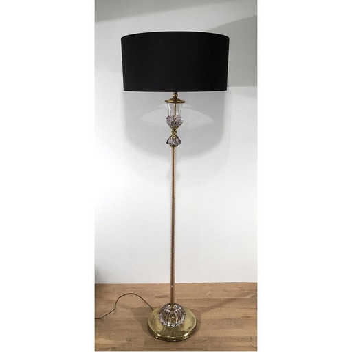 Vintage Murano glass floor lamp, 1940