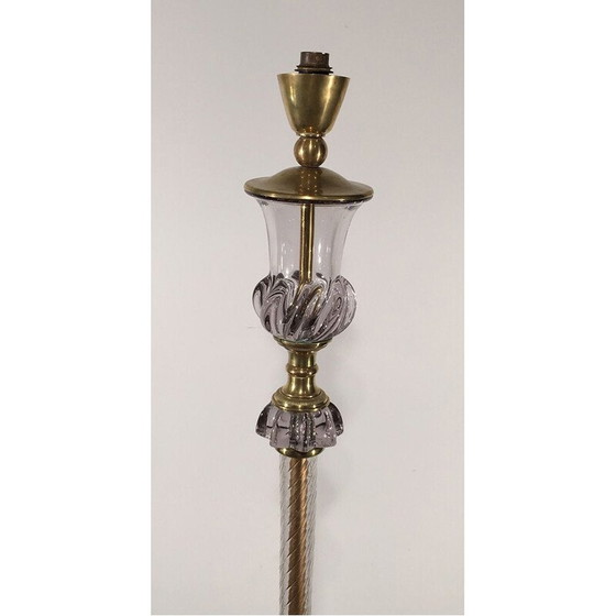 Image 1 of Vintage Murano glass floor lamp, 1940