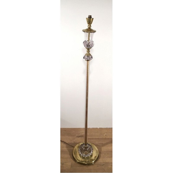 Image 1 of Vintage Murano glass floor lamp, 1940