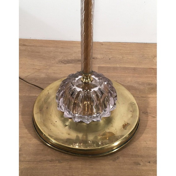 Image 1 of Vintage Murano glass floor lamp, 1940