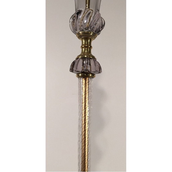 Image 1 of Vintage Murano glass floor lamp, 1940