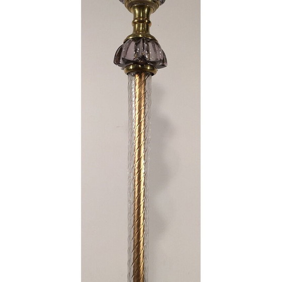 Image 1 of Vintage Murano glass floor lamp, 1940