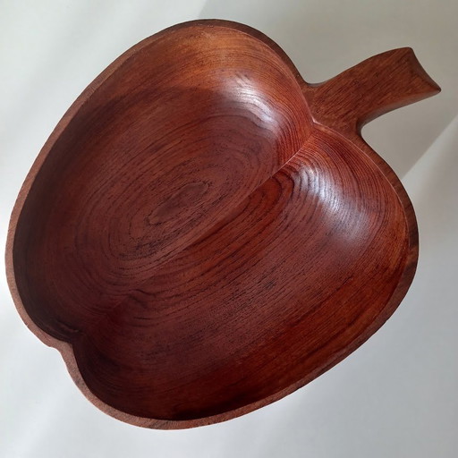 Handmade Bowl. Teak. Mid - Century.