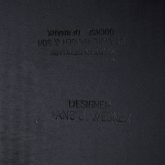 Image 1 of Set of 4 vintage CH35 oak armchairs by Hans J. Wegner for Carl Hansen et Fils, 1960