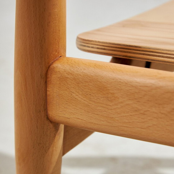 Image 1 of Set of 4 vintage CH35 oak armchairs by Hans J. Wegner for Carl Hansen et Fils, 1960