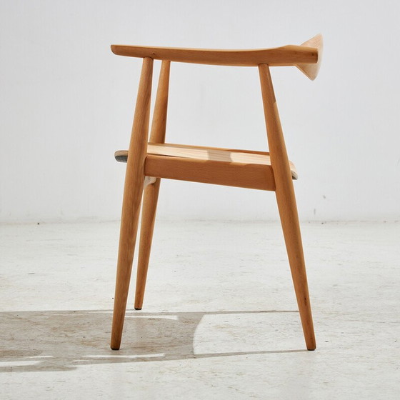 Image 1 of Set of 4 vintage CH35 oak armchairs by Hans J. Wegner for Carl Hansen et Fils, 1960