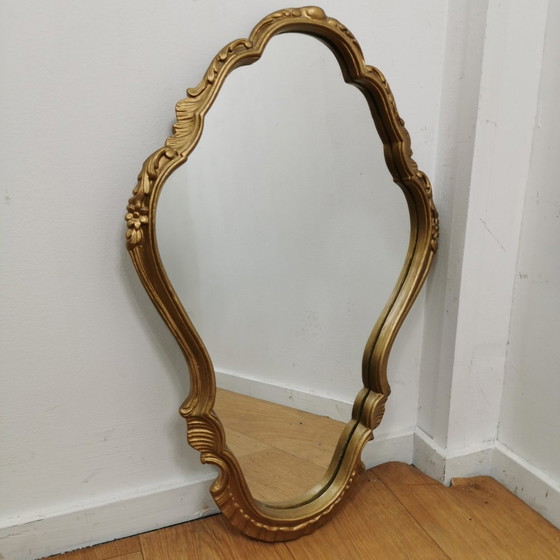 Image 1 of Vintage Baroque Brocante Rococo Mirror, Mantel Mirror