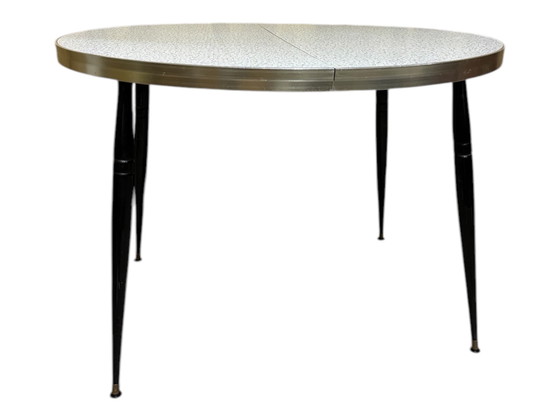 Image 1 of Pull-out Round Table 1960s Brian Graham In The Series Braemar, For Martin Brattrud