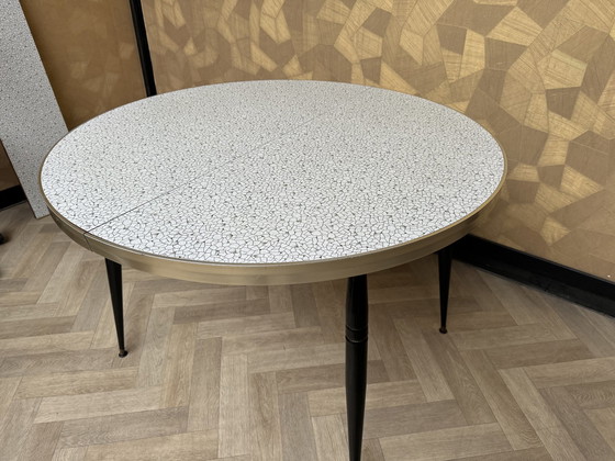 Image 1 of Pull-out Round Table 1960s Brian Graham In The Series Braemar, For Martin Brattrud