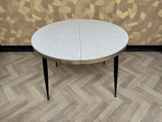 Image 1 of Pull-out Round Table 1960s Brian Graham In The Series Braemar, For Martin Brattrud