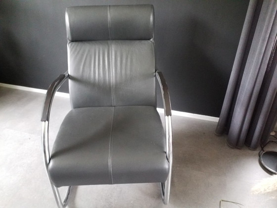 Image 1 of Modern Anthracite Armchair