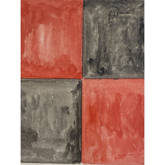 Image 1 of Vintage painting by Sonia Delaunay, 1971