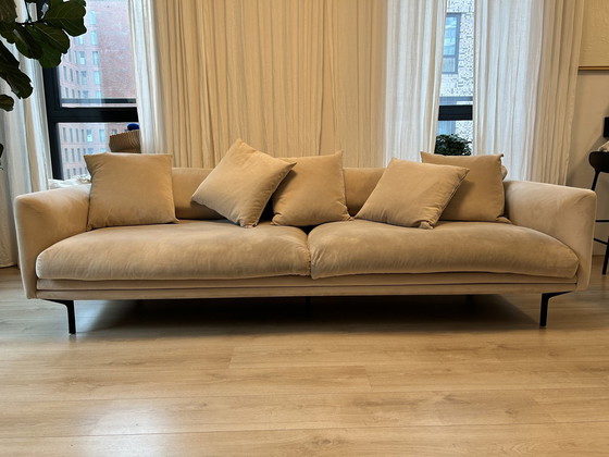 Image 1 of 2X Bolia Lomi 3 Sitter Sofa And Hocker With Cushions