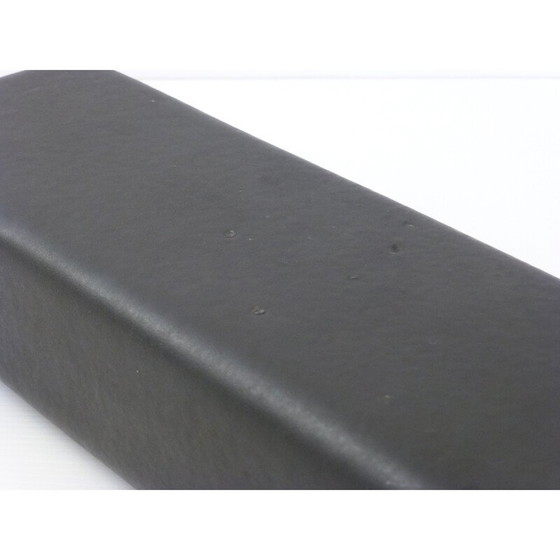 Image 1 of Vintage black ceramic vase by Denise Orlando, 1950