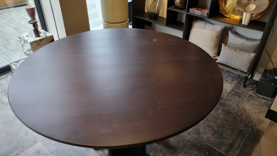 Image 1 of Ethnicraft Roller Max Dining Table 150 Cm Round