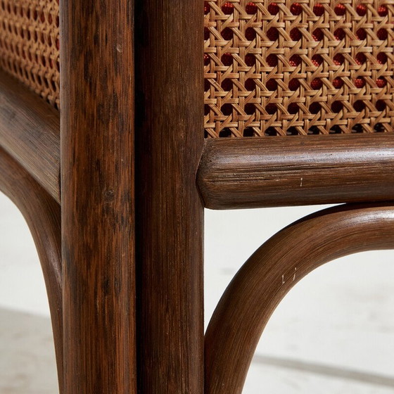 Image 1 of Vintage bamboo and rattan armchair, 1970s