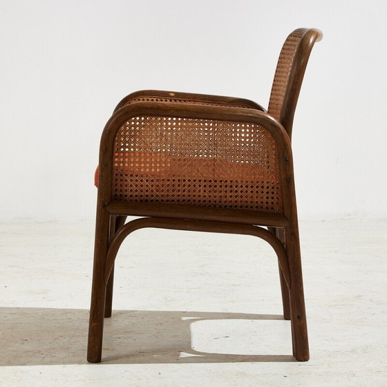 Image 1 of Vintage bamboo and rattan armchair, 1970s