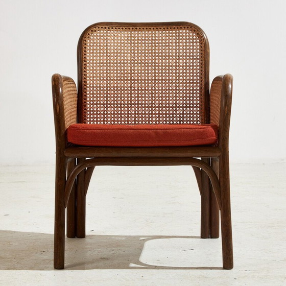 Image 1 of Vintage bamboo and rattan armchair, 1970s