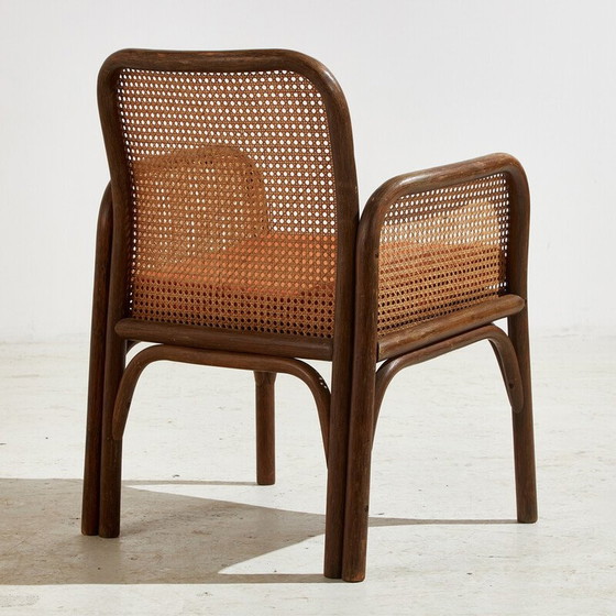Image 1 of Vintage bamboo and rattan armchair, 1970s