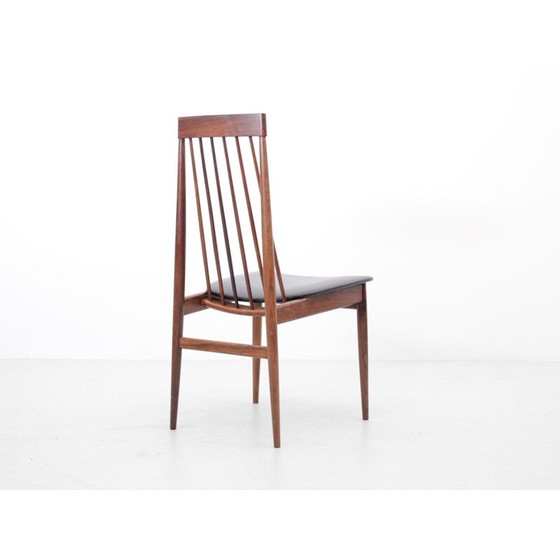 Image 1 of Set of 6 vintage rosewood chairs by Ernst Martin Dettinger