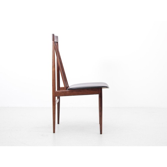 Image 1 of Set of 6 vintage rosewood chairs by Ernst Martin Dettinger