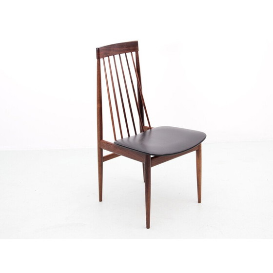 Image 1 of Set of 6 vintage rosewood chairs by Ernst Martin Dettinger