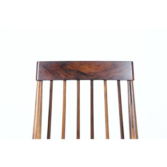 Image 1 of Set of 6 vintage rosewood chairs by Ernst Martin Dettinger