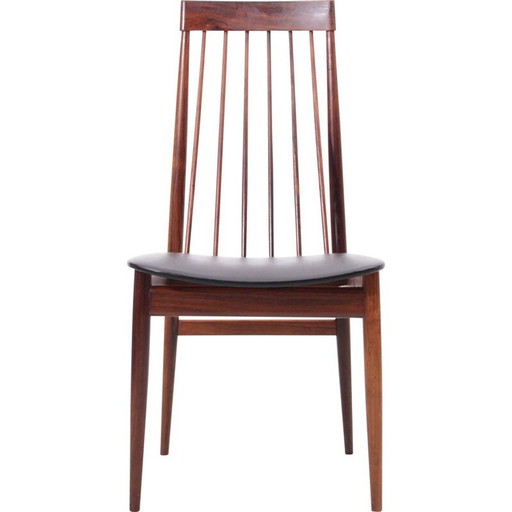 Set of 6 vintage rosewood chairs by Ernst Martin Dettinger