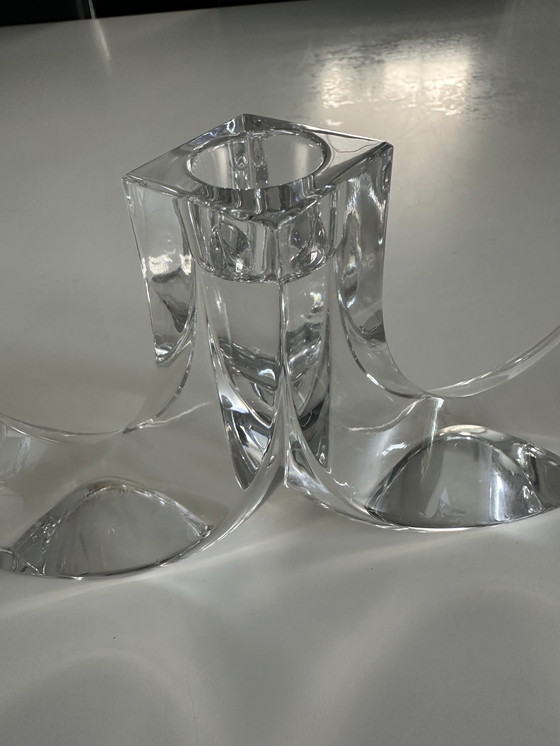 Image 1 of Crystal Candlestick Marc Aurel