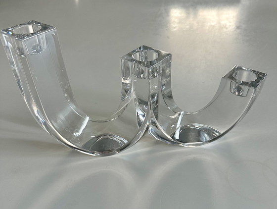 Image 1 of Crystal Candlestick Marc Aurel