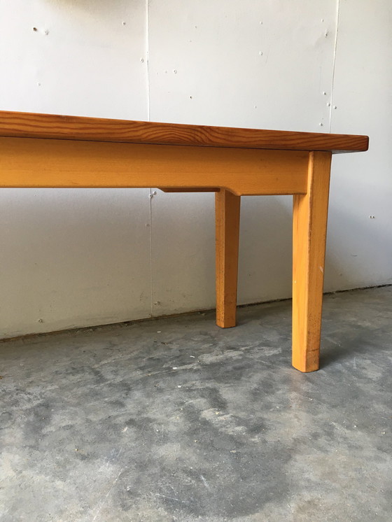 Image 1 of Midcentury Pine Bench