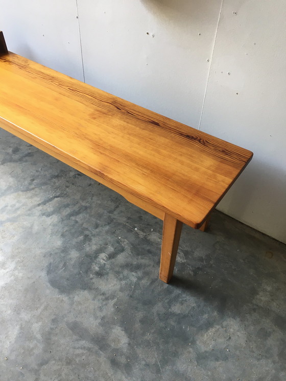 Image 1 of Midcentury Pine Bench