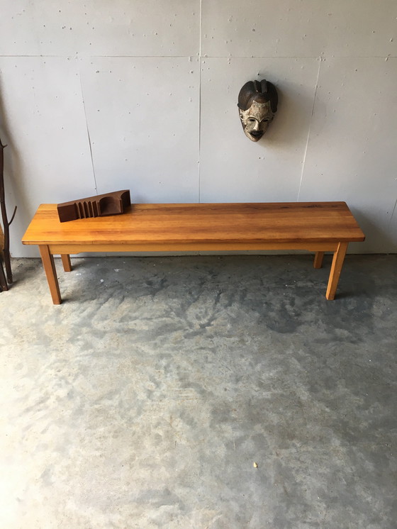 Image 1 of Midcentury Pine Bench