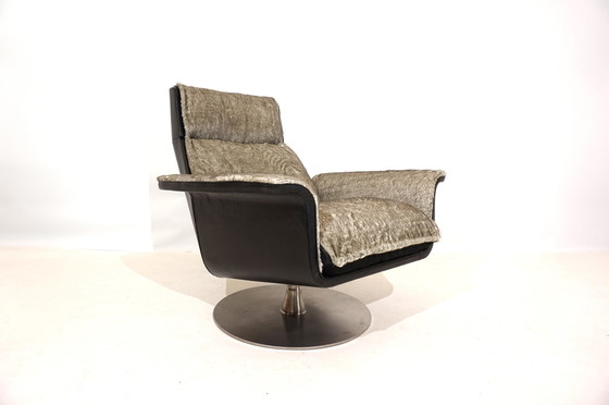 Image 1 of Kaufeld Siesta 62 lounge chair with ottoman by Jacques Brule