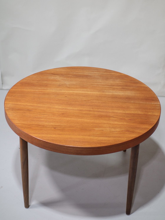 Image 1 of Round Dining Table Extendable Kai Kristiansen