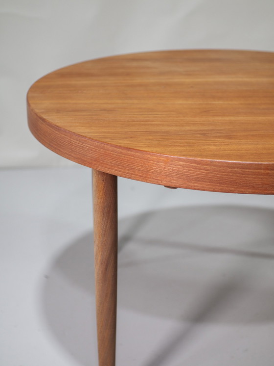 Image 1 of Round Dining Table Extendable Kai Kristiansen