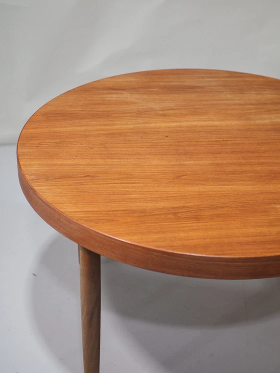 Image 1 of Round Dining Table Extendable Kai Kristiansen