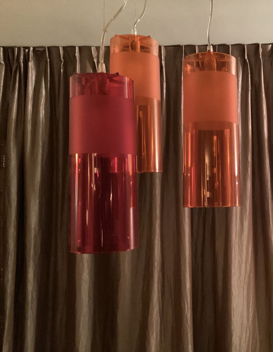 Image 1 of 3x Kartell easy hanging lamps